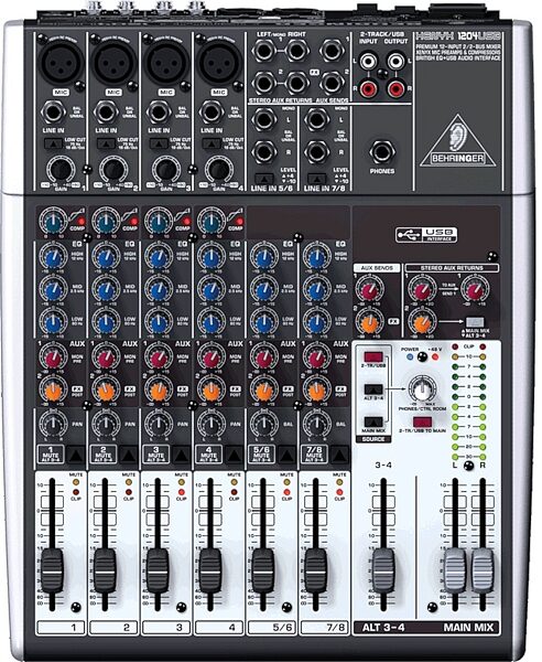 open zoom image for Behringer XENYX 1204USB 12-Channel Mixer with USB, Main