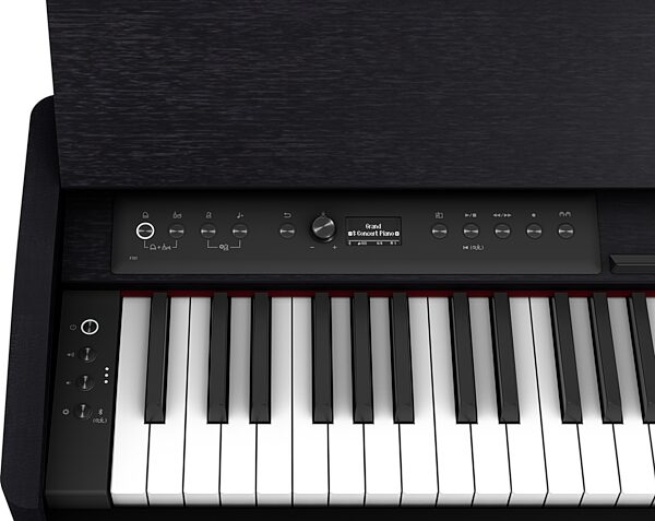 open zoom image for Roland F701 Digital Piano, Black, Open Box (Very Good), Action Position Front