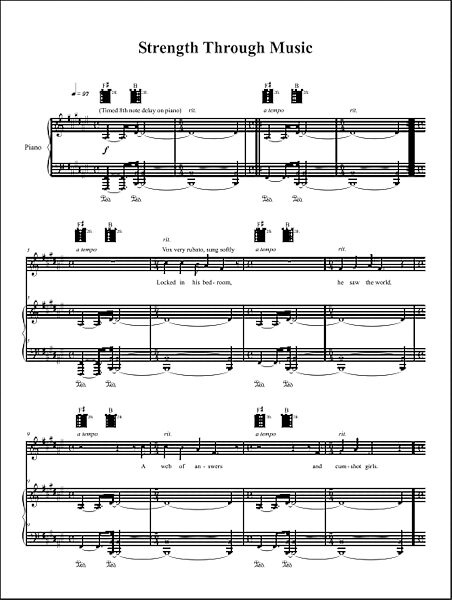 open zoom image for Strength Through Music - Piano/Vocal/Guitar, New, Main
