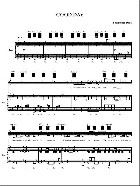 open zoom image for Good Day - Piano/Vocal/Guitar, New, Main