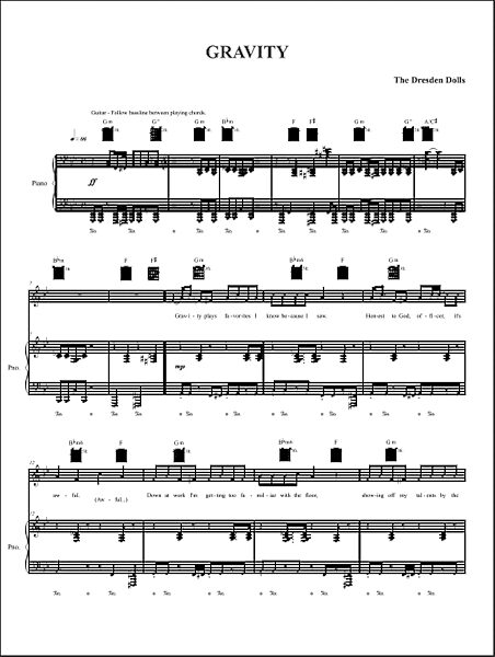 open zoom image for Gravity - Piano/Vocal/Guitar, New, Main
