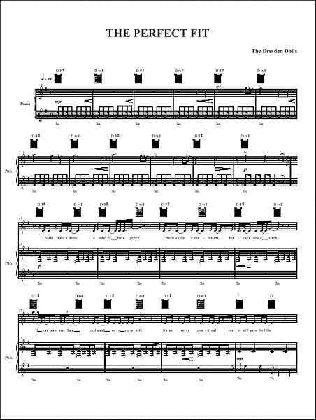 open zoom image for The Perfect Fit - Piano/Vocal/Guitar, New, Main