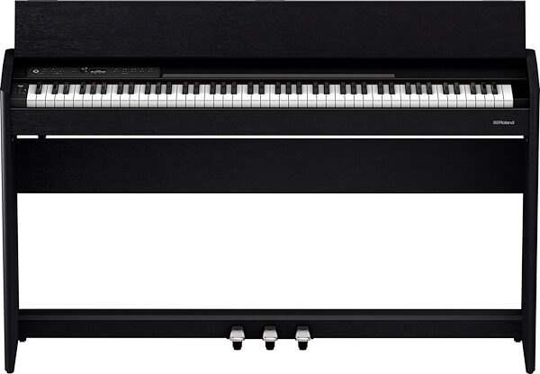 open zoom image for Roland F701 Digital Piano, Black, Open Box (Very Good), Action Position Front
