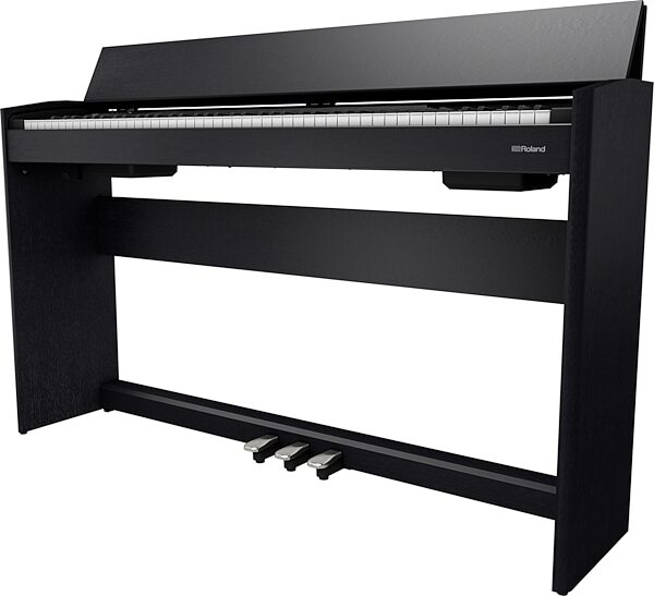 open zoom image for Roland F701 Digital Piano, Black, Open Box (Very Good), Action Position Front