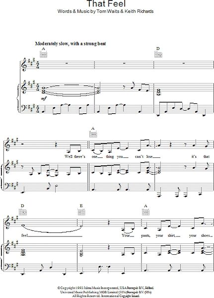 open zoom image for That Feel - Piano/Vocal/Guitar, New, Main