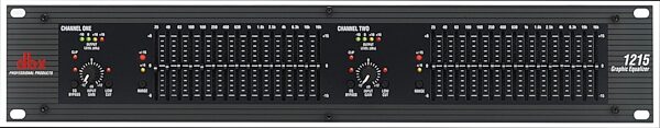open zoom image for dbx 1215 Dual 15-Band Graphic Equalizer, New, Main