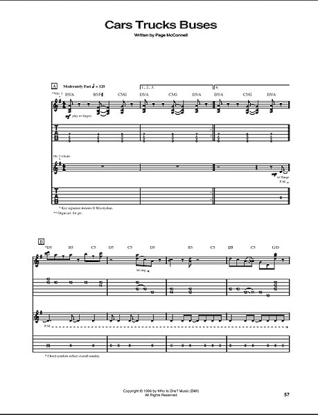 open zoom image for Cars Trucks Buses - Guitar TAB, New, Main