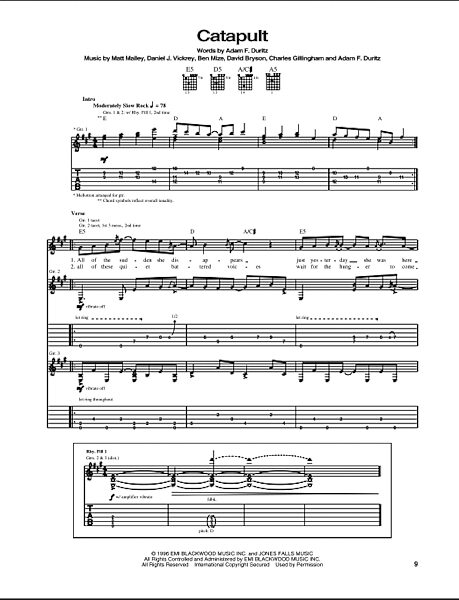 open zoom image for Catapult - Guitar TAB, New, Main
