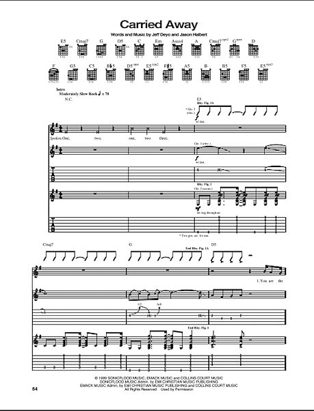 open zoom image for Carried Away - Guitar TAB, New, Main