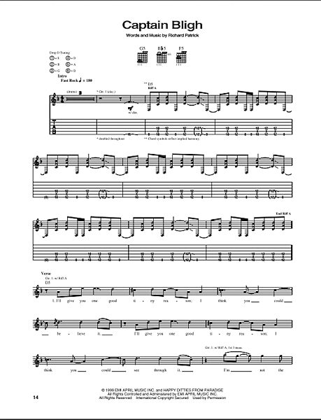 open zoom image for Captain Bligh - Guitar TAB, New, Main