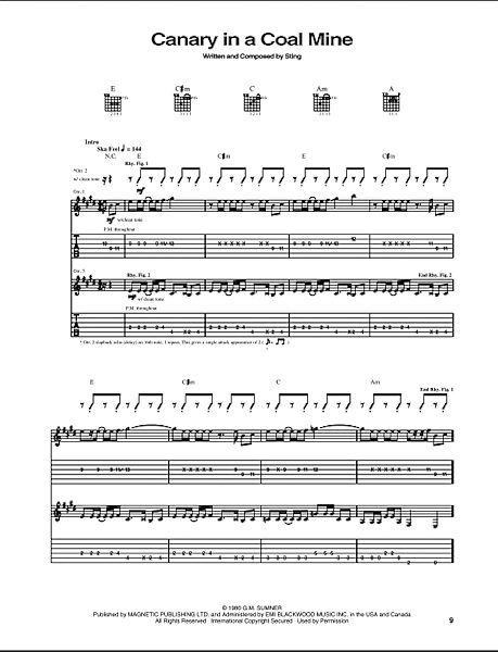 open zoom image for Canary In A Coalmine - Guitar TAB, New, Main