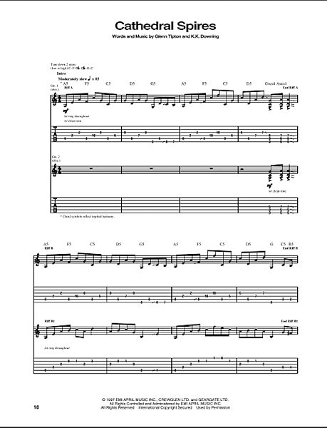 open zoom image for Cathedral Spires - Guitar TAB, New, Main
