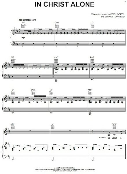 open zoom image for In Christ Alone - Piano/Vocal/Guitar, New, Main