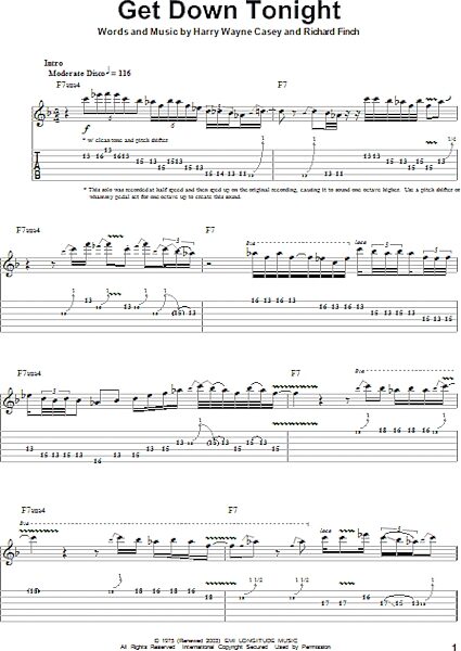 open zoom image for Get Down Tonight - Guitar Tab Play-Along, New, Main