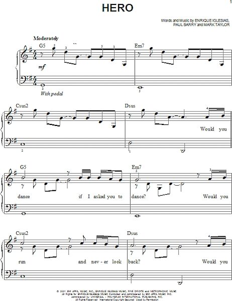 open zoom image for Hero - Easy Piano, New, Main