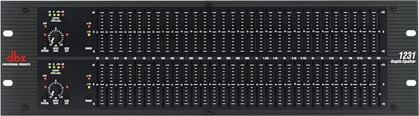 open zoom image for dbx 1231 Dual 31-Band Graphic Equalizer, Main