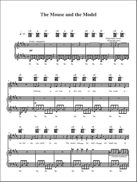 open zoom image for The Mouse And The Model - Piano/Vocal/Guitar, New, Main