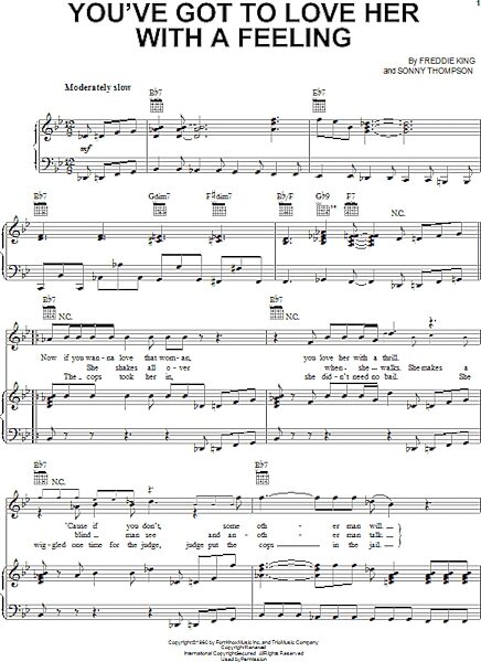 open zoom image for You've Got To Love Her With A Feeling - Piano/Vocal/Guitar, New, Main