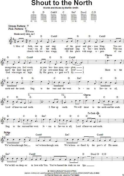 open zoom image for Shout To The North - Easy Guitar, New, Main