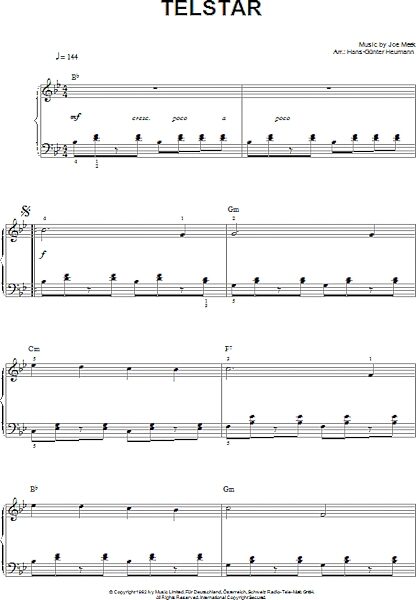 open zoom image for Telstar - Piano Solo, New, Main