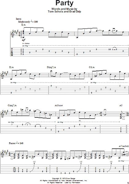 open zoom image for Party - Guitar Tab Play-Along, New, Main