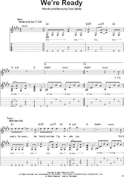 open zoom image for We're Ready - Guitar Tab Play-Along, New, Main