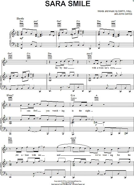 open zoom image for Sara Smile - Piano/Vocal/Guitar, New, Main