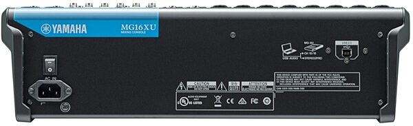 open zoom image for Yamaha MG16XU USB Mixer with Effects, 6-Bus, New, Rear