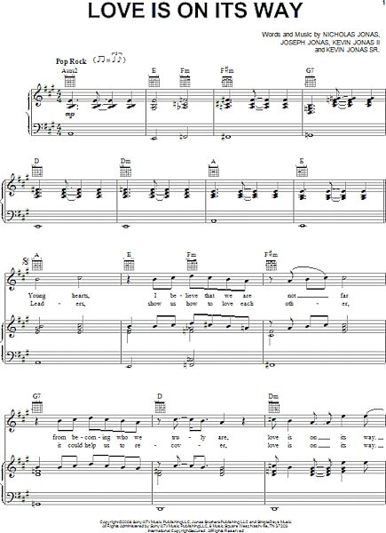 open zoom image for Love Is On Its Way - Piano/Vocal/Guitar, New, Main