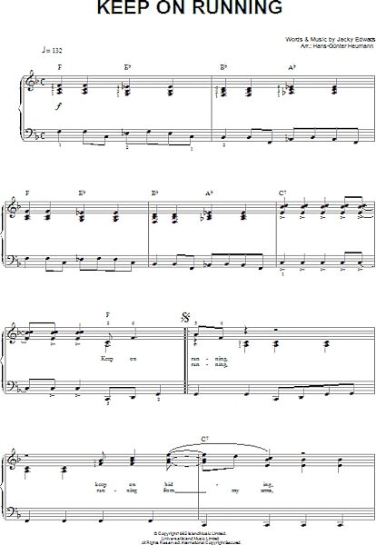 open zoom image for Keep On Running - Easy Piano, New, Main