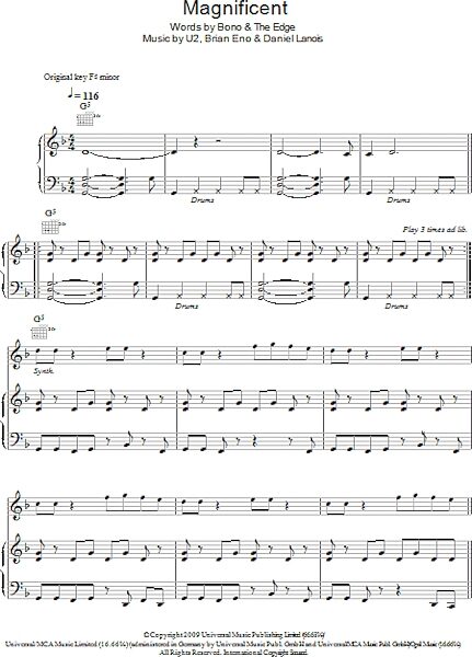 open zoom image for Magnificent - Piano/Vocal/Guitar, New, Main