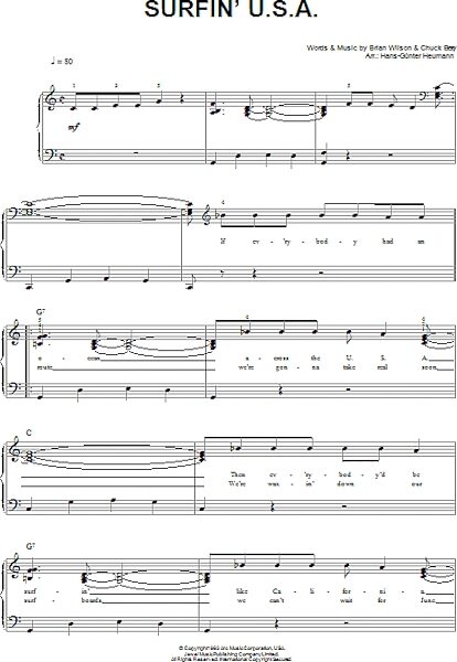 open zoom image for Surfin' U.S.A. - Easy Piano, New, Main
