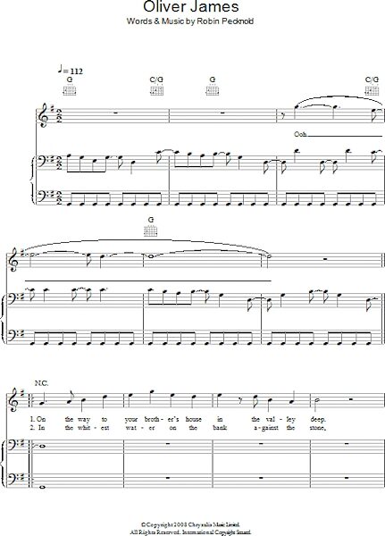 open zoom image for Oliver James - Piano/Vocal/Guitar, New, Main