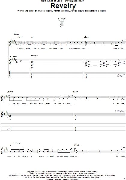 open zoom image for Revelry - Guitar TAB, New, Main