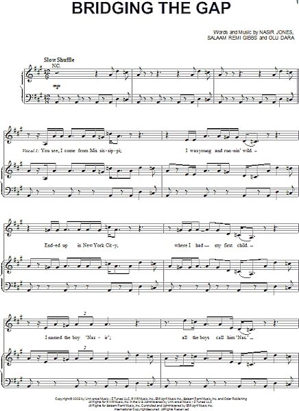 open zoom image for Bridging The Gap - Piano/Vocal/Guitar, New, Main