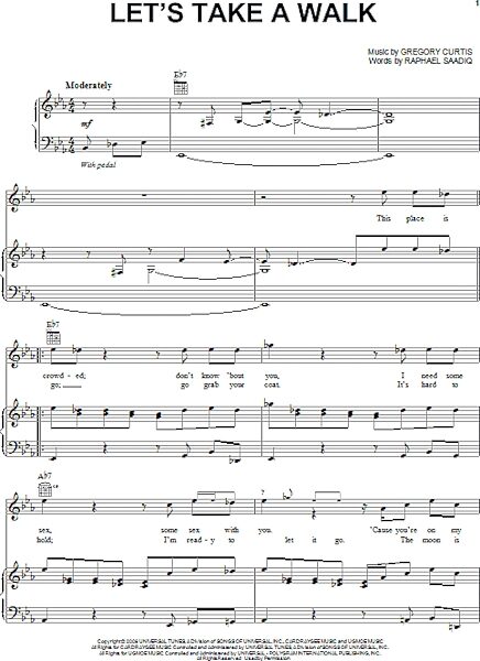 open zoom image for Let's Take A Walk - Piano/Vocal/Guitar, New, Main