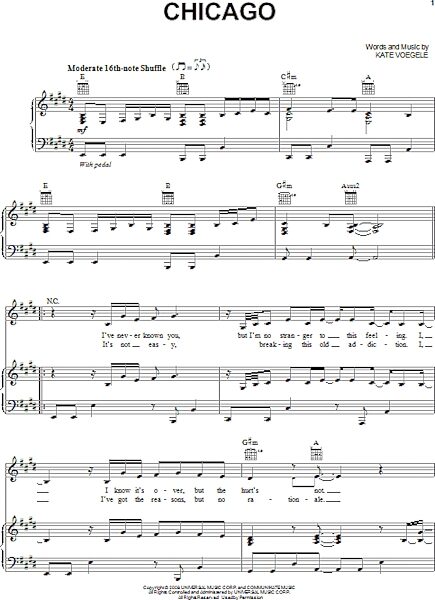 open zoom image for Chicago - Piano/Vocal/Guitar, New, Main