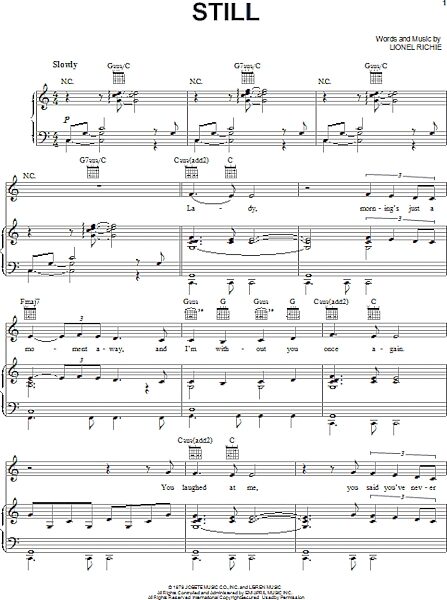 open zoom image for Still - Piano/Vocal/Guitar, New, Main