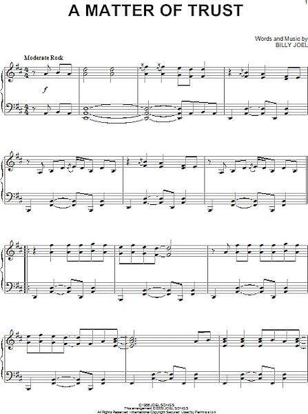 open zoom image for A Matter Of Trust - Piano Solo, New, Main