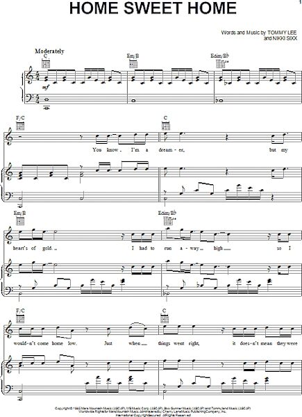 open zoom image for Home Sweet Home - Piano/Vocal/Guitar, New, Main