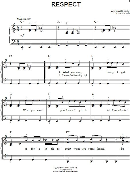 open zoom image for Respect - Easy Piano, New, Main