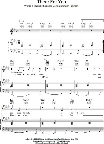 open zoom image for There For You - Piano/Vocal/Guitar, New, Main