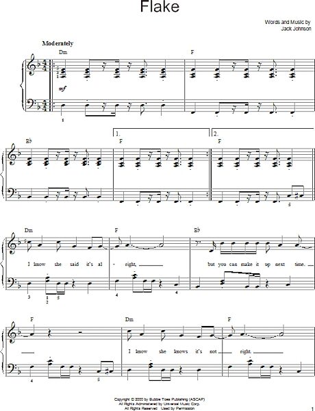 open zoom image for Flake - Easy Piano, New, Main