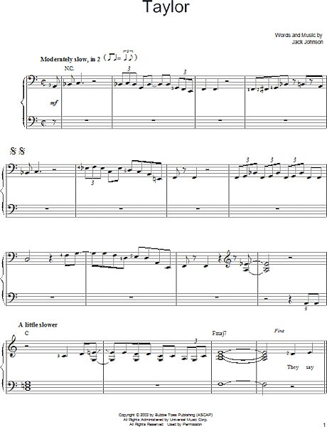open zoom image for Taylor - Easy Piano, New, Main