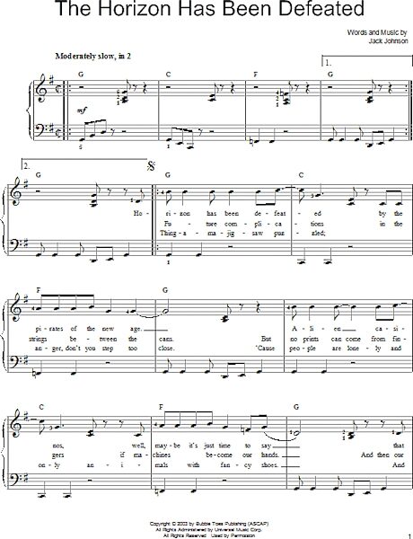 open zoom image for The Horizon Has Been Defeated - Easy Piano, New, Main