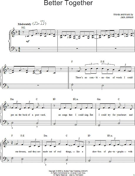 open zoom image for Better Together - Easy Piano, New, Main