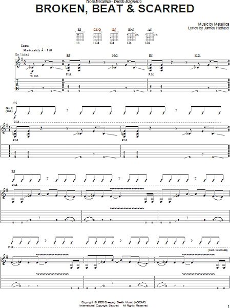 open zoom image for Broken, Beat & Scarred - Easy Guitar with TAB, New, Main