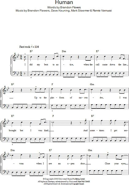 open zoom image for Human - Easy Piano, New, Main