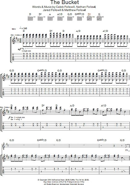 open zoom image for The Bucket - Guitar TAB, New, Main