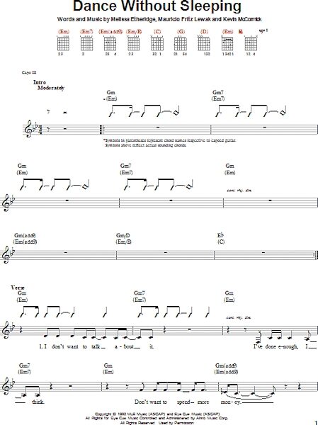 open zoom image for Dance Without Sleeping - Easy Guitar, New, Main